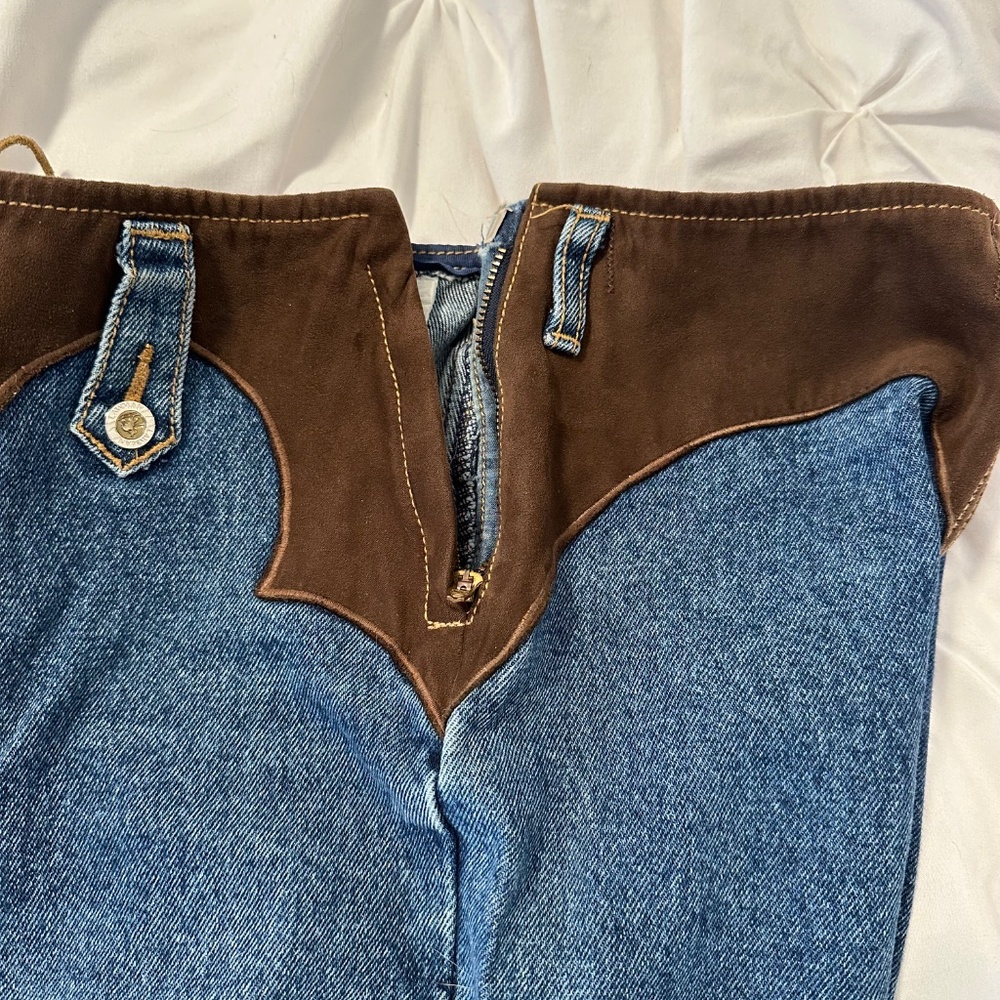 VINTAGE LAWMAN LACE UP JEANS - Picture 5 of 12